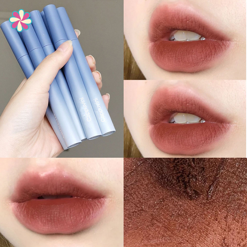 (hàng Mới Về) Son Môi Cappuvini Chất Nhung Lì Mềm Mượt Màu Sắc Tươi Tắn Cho Nữ | BigBuy360 - bigbuy360.vn