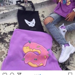 🍁Áo Hoddie Nỉ Dirty Coins Tím