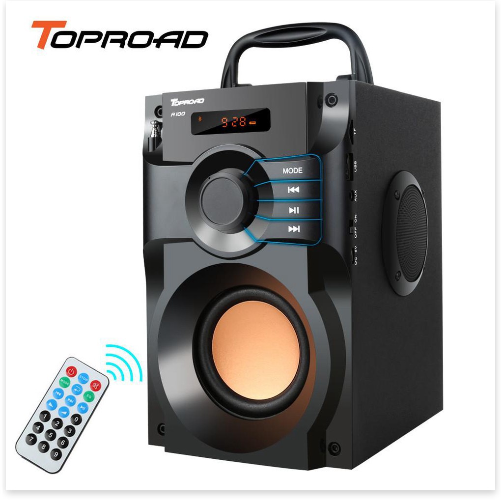 (Mẫu mới 2019 GIÁ SẬP SÀN ) Loa Nghe nhạc Bluetooth Cao Cấp Super Bass RS - A100 (có điều khiển từ xa) [SALE LỚN]