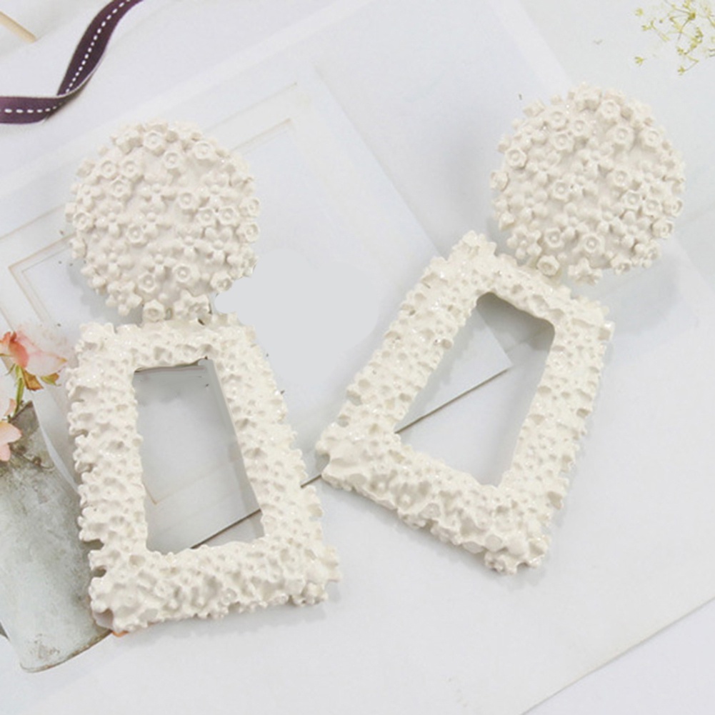 Hoa Tai Dáng Dài Hình Thoi Thời Trang Cho Nữ