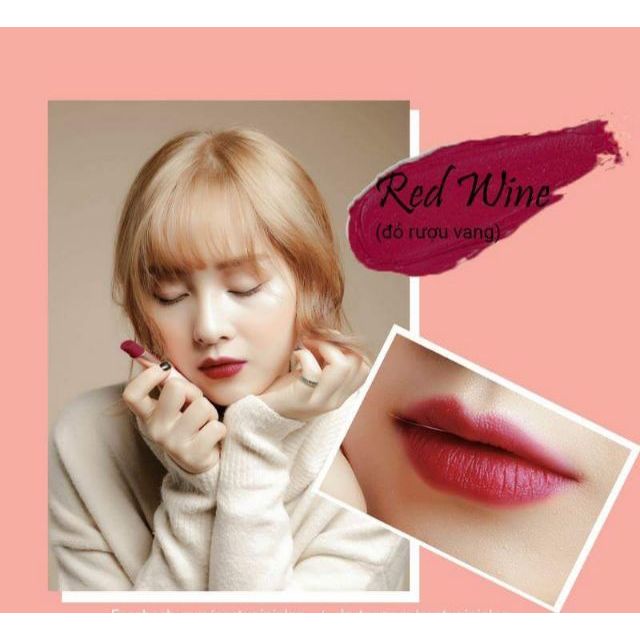 Son thỏi đỏ rượu