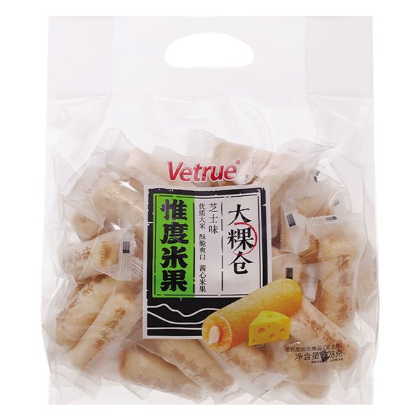 Bánh Gạo Vetrue Vị Trứng Muối, Phô Mai Và Rau Củ Gói 228G