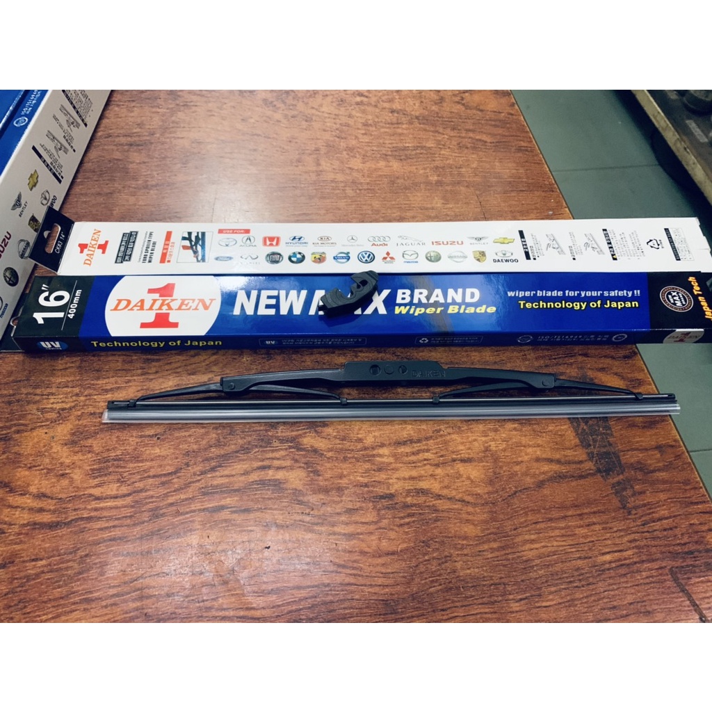 Gạt mưa Gọng Sắt cao cấp đủ Size cho mọi loại xe , gạt sạch ,siêu bền chính hãng Daiken - Giá bán/1 Sản phẩm