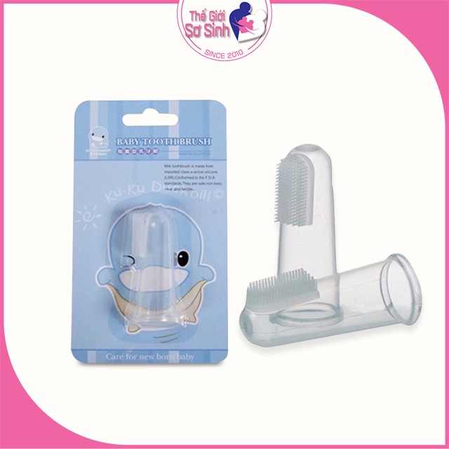 Rơ Lưỡi Silicon Cho Bé Kuku Ku5313, Vệ Sinh Răng Miệng Cho Bé, Dễ Tiệt Trùng, Vệ Sinh - Thế Giới Sơ Sinh