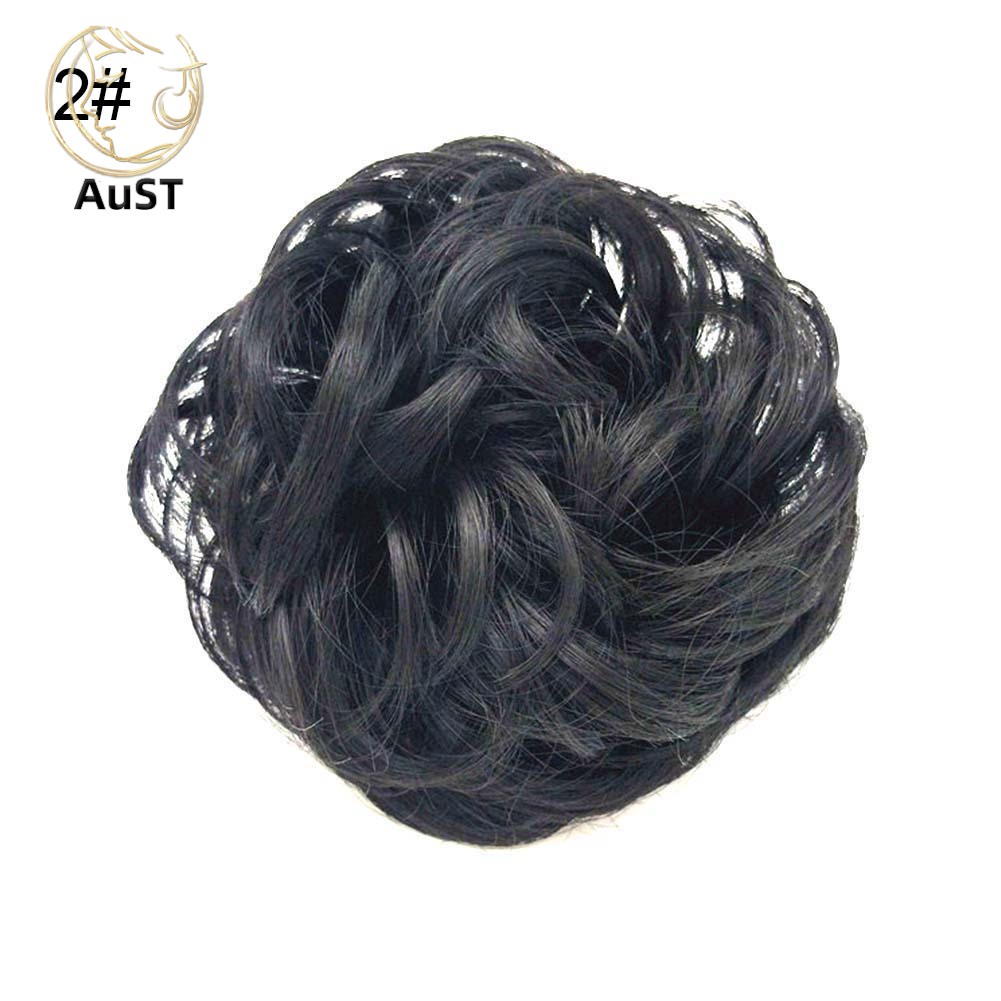 Búi Tóc Giả Uốn Xoăn Gợn Sóng Cho Nữ