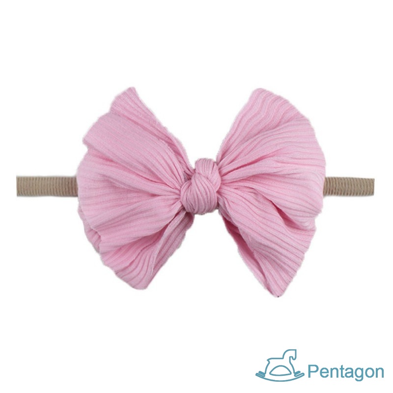 Kẹp Tóc Nơ In Họa Tiết Dễ Thương Cho Bé Gái