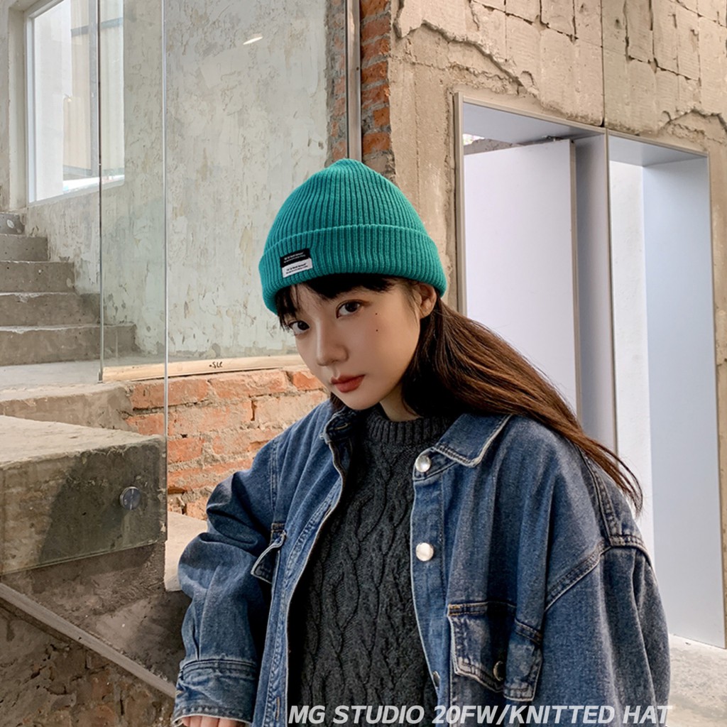 Mũ Dệt Kim MG STUDIO Họa Tiết Chữ Dễ Thương