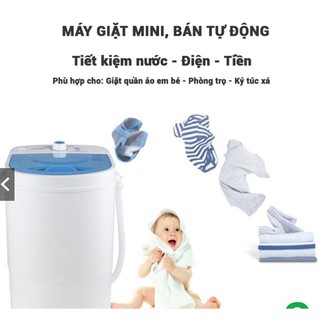 MÁY GIẶT MINI BÁN TỰ ĐỘNG 4.5KG