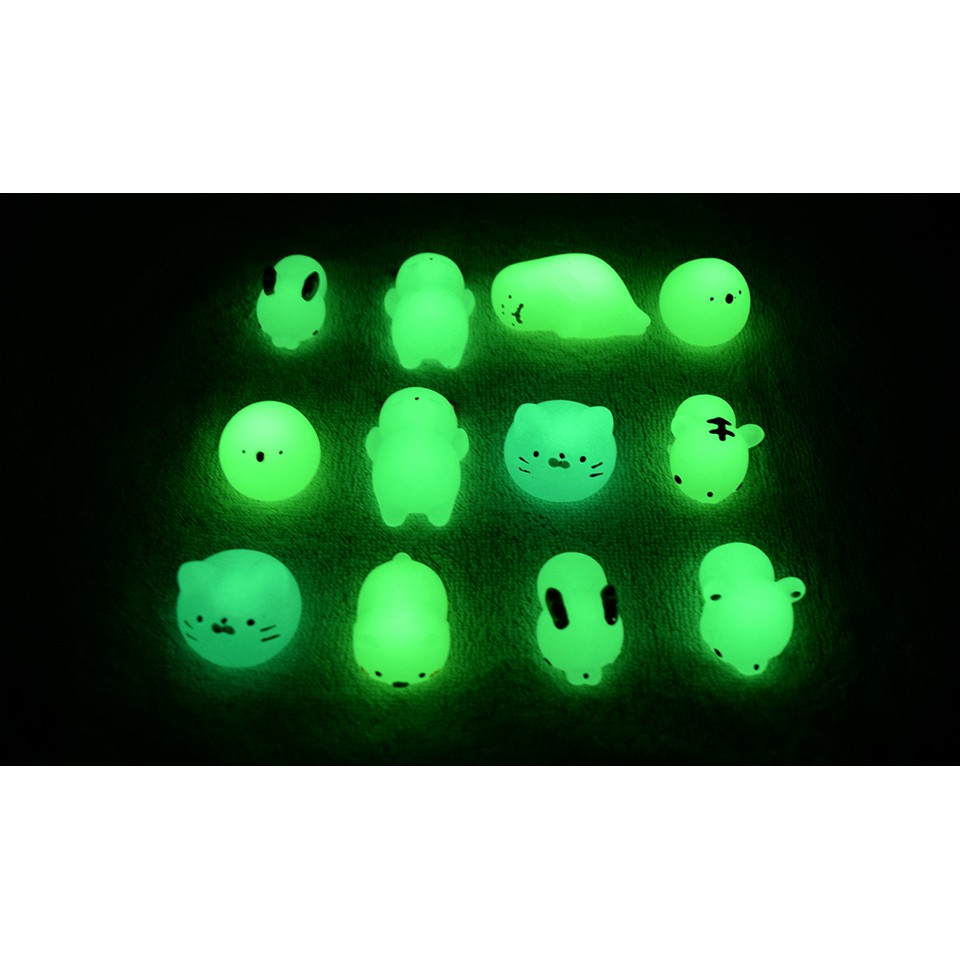 SQUISHY MOCHI PHÁT SÁNG TRONG ĐÊM-BÉ MOCHI DỄ THƯƠNG PHÁT SÁNG BAN ĐÊM