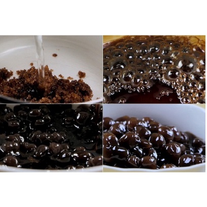 Đường Đen Hàn Quốc - Đường Nâu Nấu Trà Sữa, Nấu Chè, Sữa Tươi Trân Châu BEKSUL, SAMYANG 1Kg Hàng Nhập Khẩu