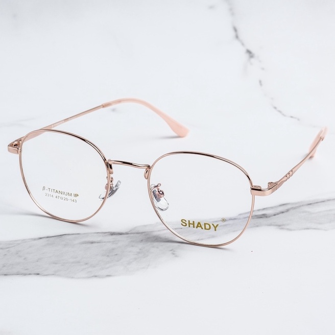Gọng Kính Cận Titanium Shady Unisex G2303