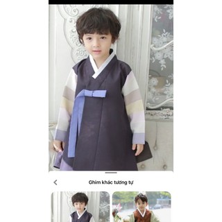 Hanbok bé trai (ảnh thật có sẵn)