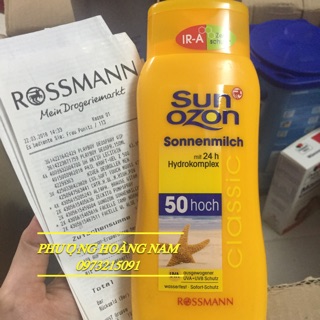 Kem chống nắng sundance đức