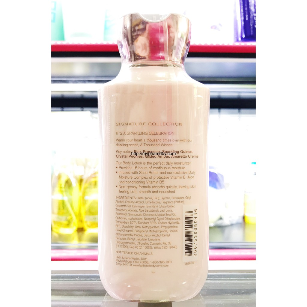 Sữa dưỡng thể Bath & Body Works A Thousand Wishes Body Lotion 236 ml - 8 fl oz | BigBuy360 - bigbuy360.vn