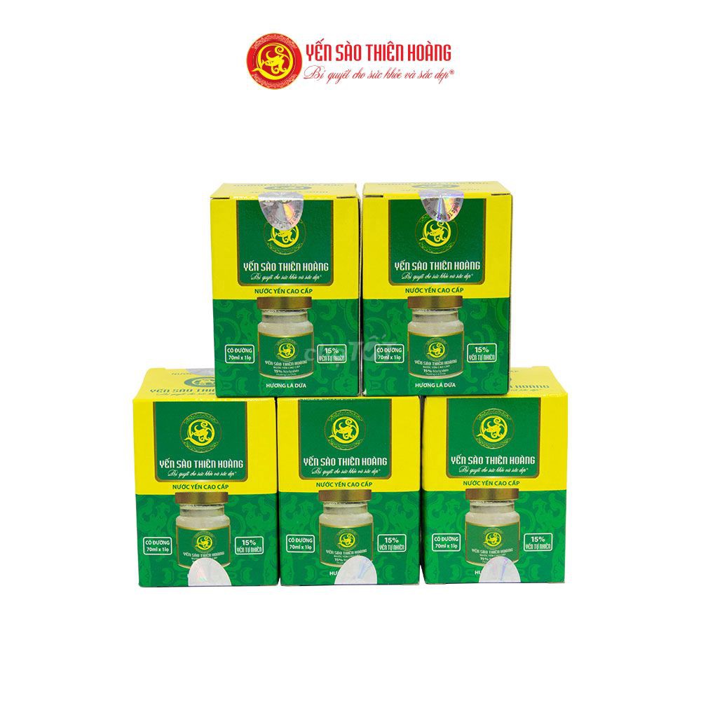 Combo 5 Lọ Yến Thiên Hoàng 5% Collagen | BigBuy360 - bigbuy360.vn