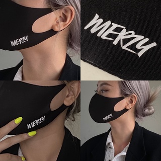 [HB Gift] Khẩu Trang Vải Merzy #Đen (HÀNG TẶNG KHÔNG BÁN)