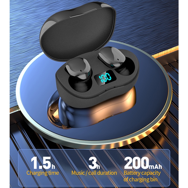 Tai nghe không dây TWS Có Micro Chống Ồn Phong Cách Thể Thao Chất Lượng Cao Cho android apple