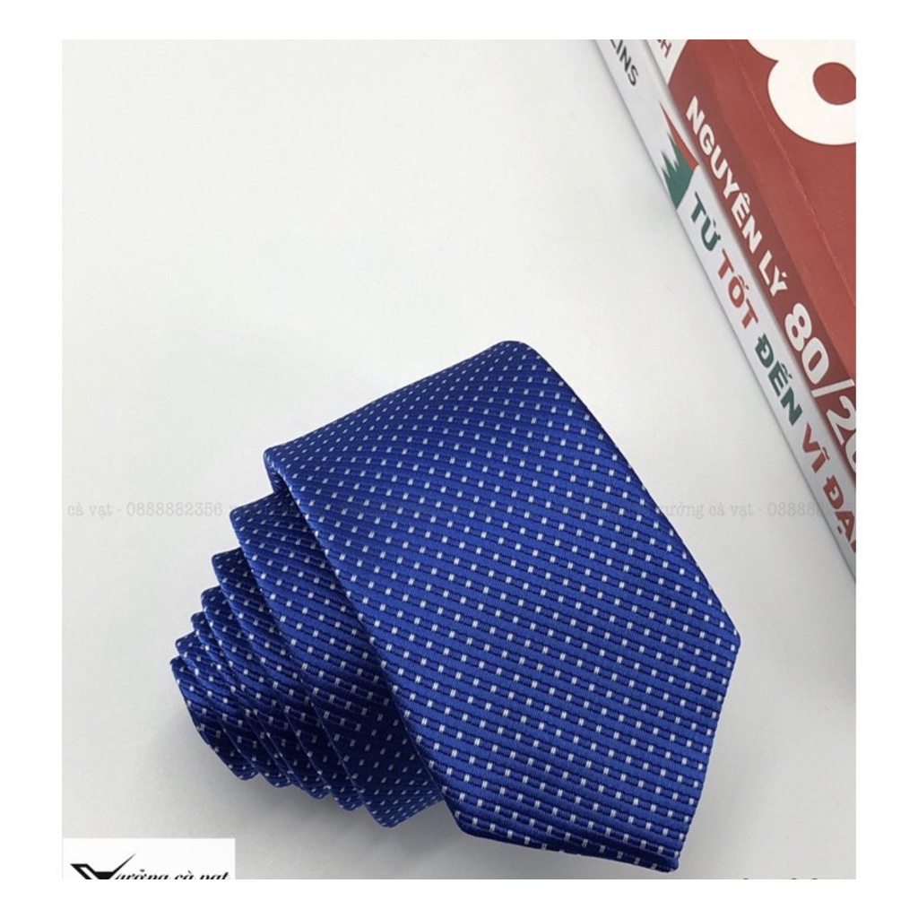 Cà vạt trơn cà vạt chấm bi trẻ trung lịch lãm phong cách Hàn Quốc thời trang dành cho nam