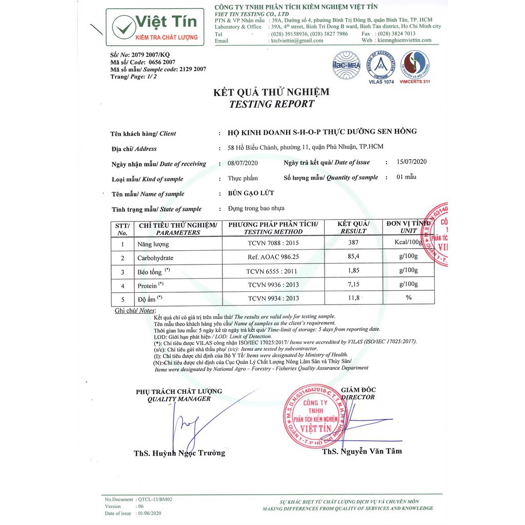 [Mã GROHOT giảm 8% đơn 199K] Bún gạo lứt giảm cân