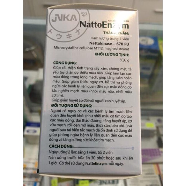 Viên uống phòng ngừa đột quỵ Natto enzym (Nattoenzym) | BigBuy360 - bigbuy360.vn