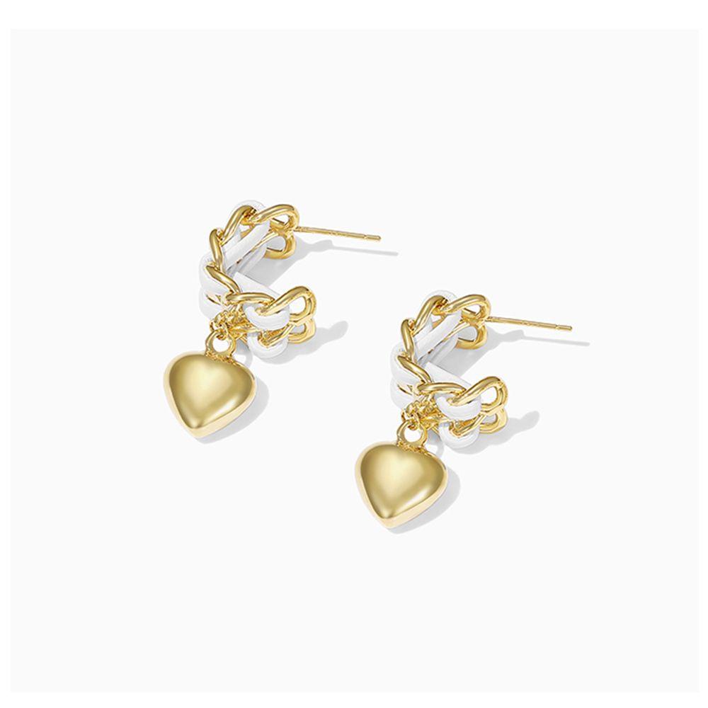 Khuyên Tai Vòng Chữ C Bằng Hợp Kim Tinh Tế Cá Tính Cho Nữ MXMUSTY