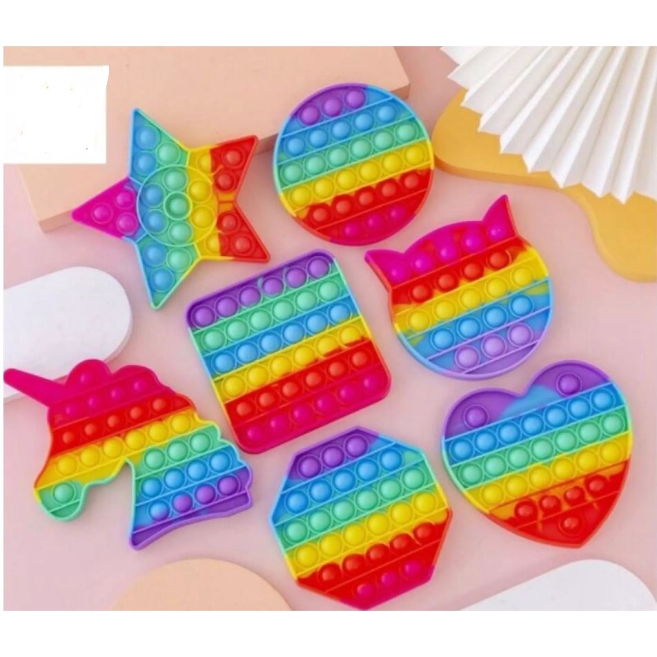 Pop Ít - Đồ Chơi Bóp Bóng, Nhấn Bóng Loại Đẹp Giúp Xả Xì Trét, Giảm Căng Thẳng"