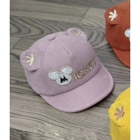Nón cho bé (3 tháng - 18 tháng), mũ trẻ em MICKEY vải Nhung mịn đẹp (Ảnh thật)