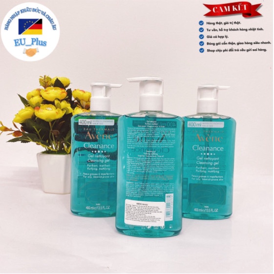Sữa rửa mặt giảm dầu mụn Avene Cleanance 400ml - xuất xứ Pháp