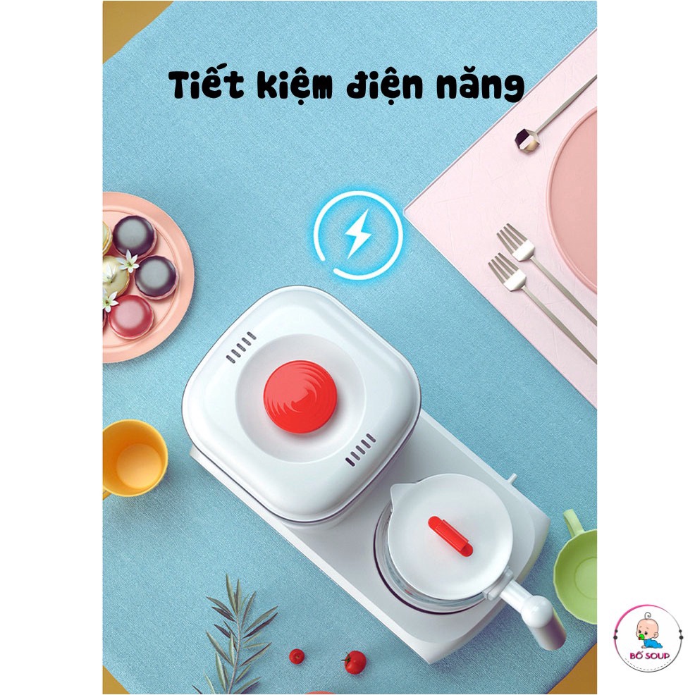 Máy tiệt trùng, hâm sữa Misuta có tích hợp sấy khô, điều chỉnh được nhiệt độ