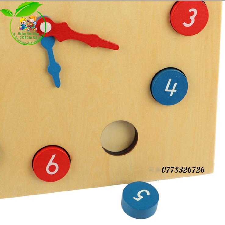 Đồng hồ ghép số Montessori (Clock with Moveable Hands)