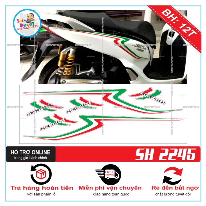 TEM XE SH 300I IN DECAL TRONG -- SHIN DECAL 2
