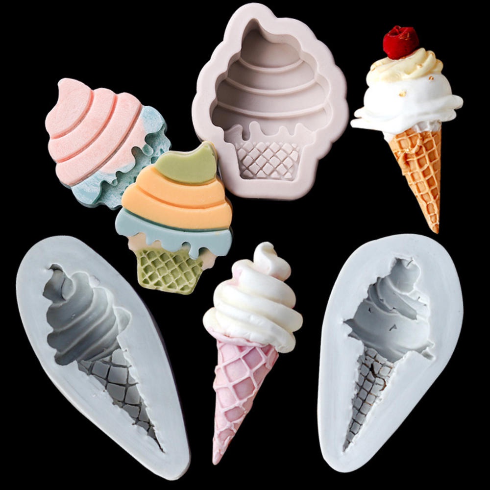 Khuôn Silicone Làm Bánh/Sô Cô La/Kẹo Ngọt Hình Nón Trang Trí Sinh Nhật Cho Bé