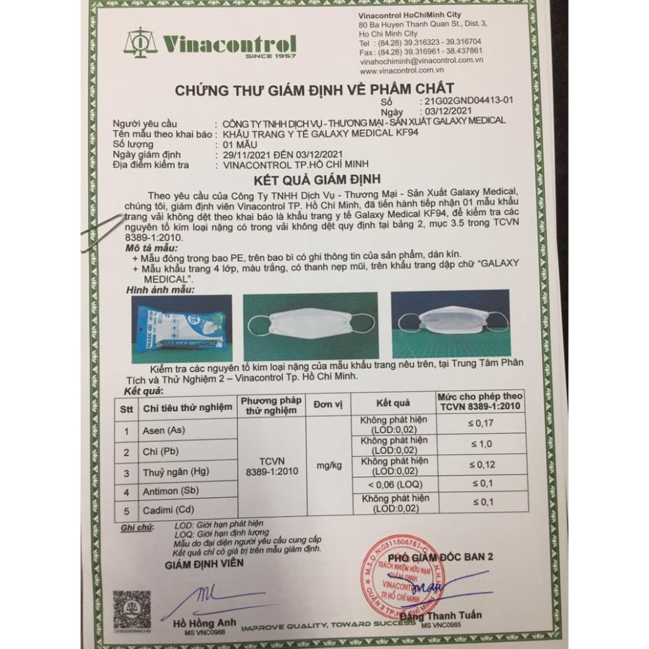 [HCM]Một thùng 300c Khẩu trang 4 lớp KF94 MASK 4D chống bụi mịn và kháng khuẩn chính hãng GALAXY MEDICAL