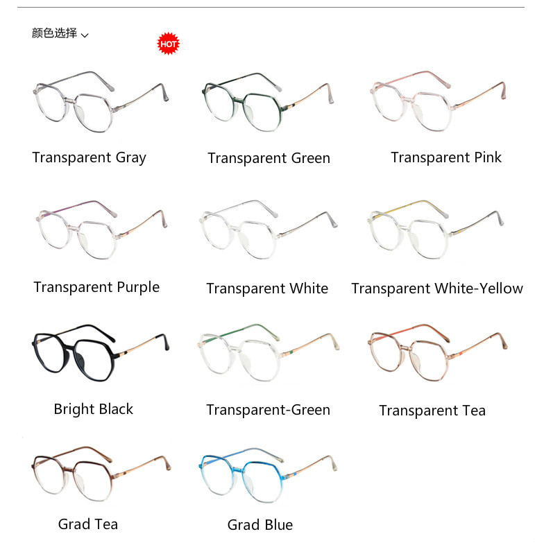 Mắt kính TR90 chống ánh sáng xanh phong cách hàn quốc cho nữ