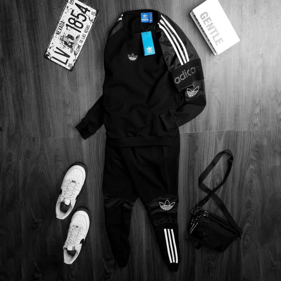 Bộ thu đông nam cao cấp Phối Gấu hàng chuẩn ảnh, bộ nỉ nam vải kho xuất dư không bai dù | BigBuy360 - bigbuy360.vn