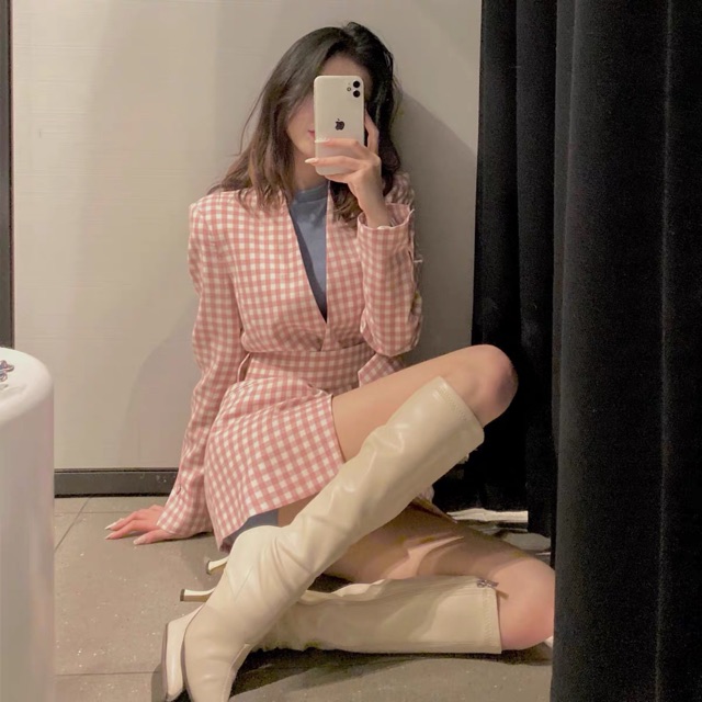 Áo vest caro - đầm