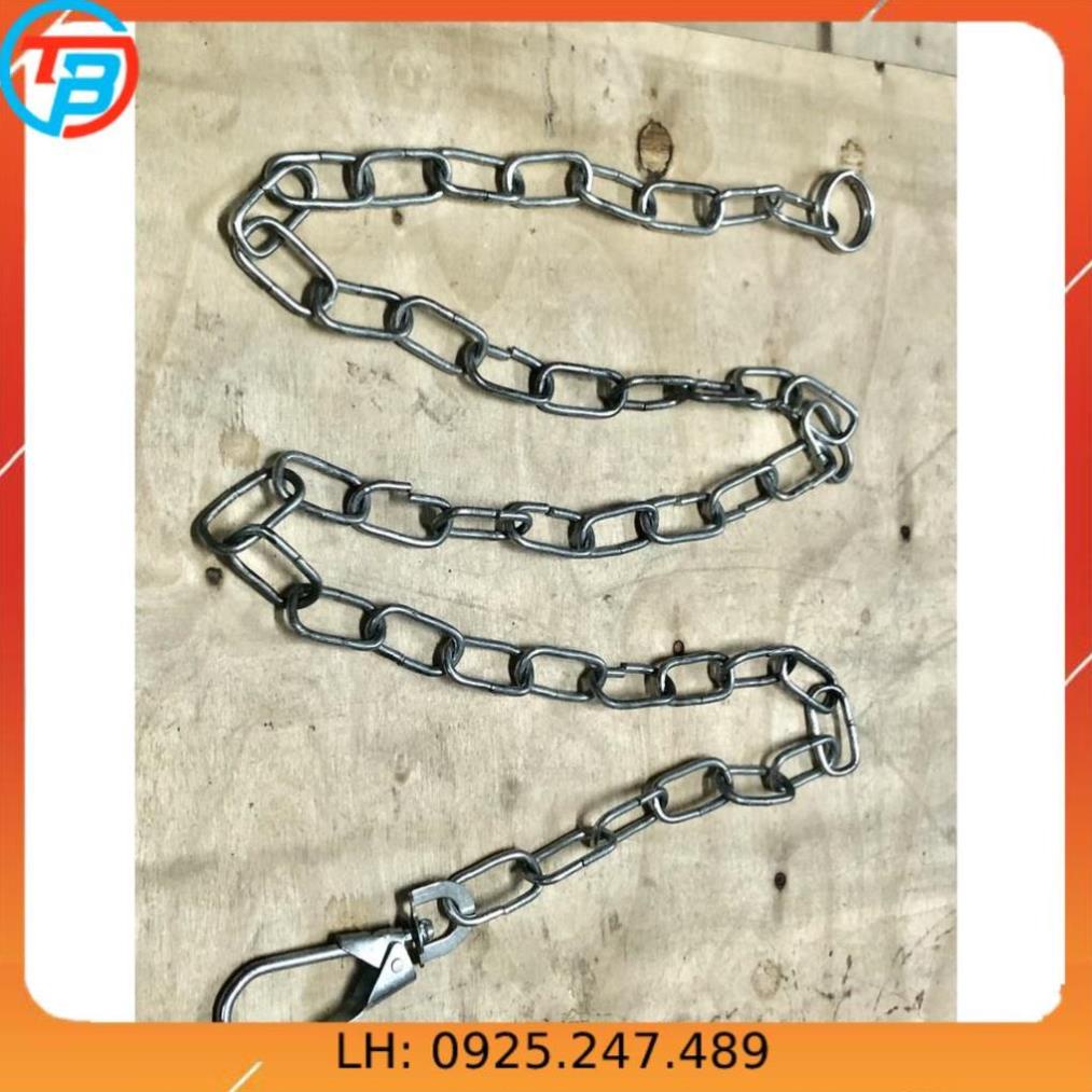 Dây xích sắt chó mèo 2 3 4 5 6 dài 1.4 Mét CÁP THÉP Thái Bình VinàN