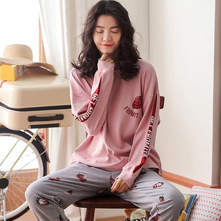 [ẢNH THẬT] BỘ THU ĐÔNG NỮ style Hàn Quốc-Shop đồ mặc nhà Thủy Bông-TD897