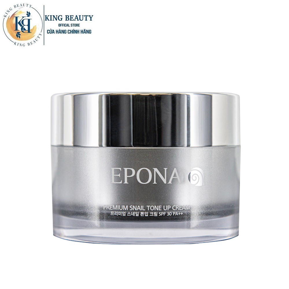 Kem Dưỡng Trắng Nâng Tone Mỏng Nhẹ Ngăn Lão Hóa Epona Premium Snail Tone Up Cream SPF 30 PA++  50ml