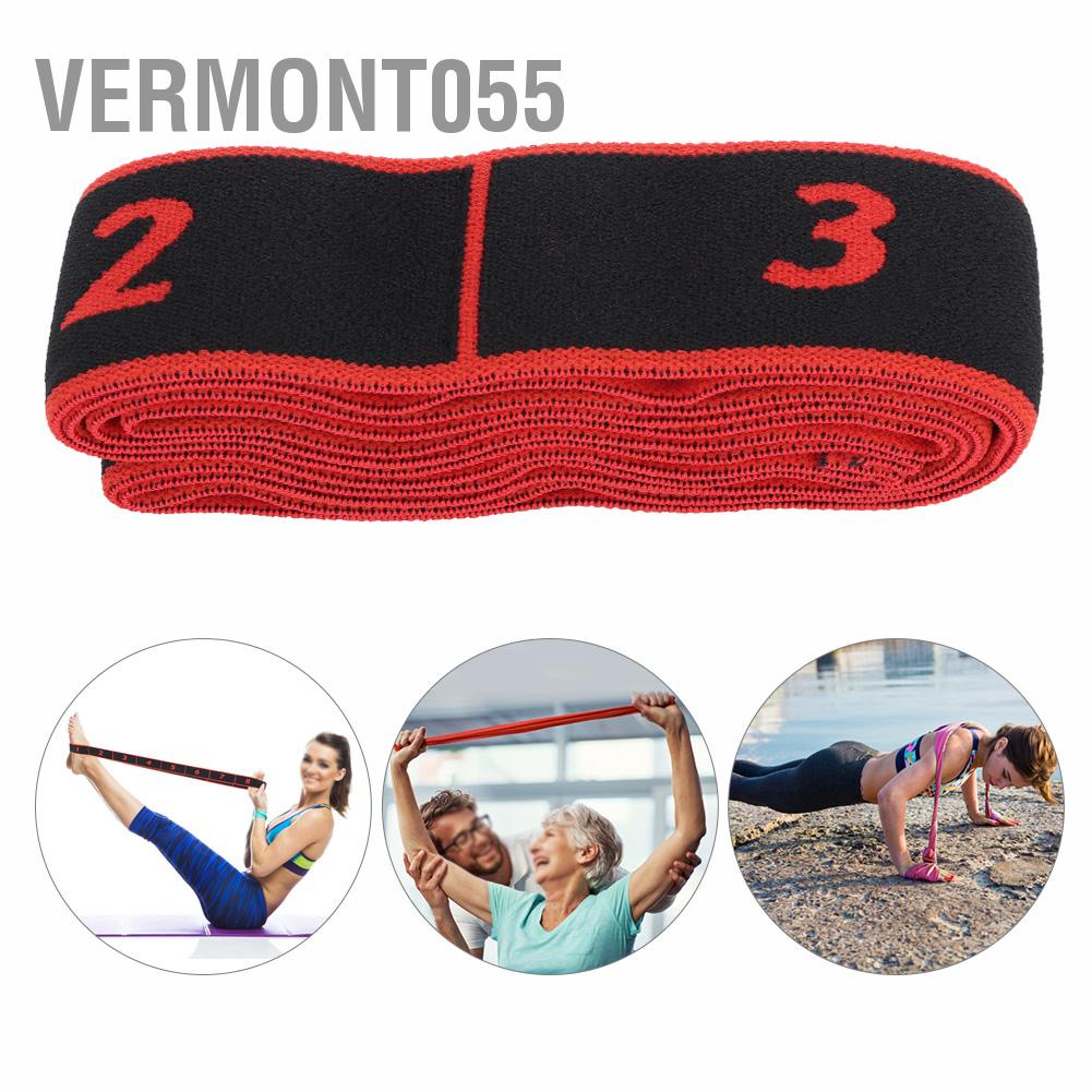 Vermont055 Fitness Elastic Bands Resistance Belt Yoga Sling Exercise Accessory for Training