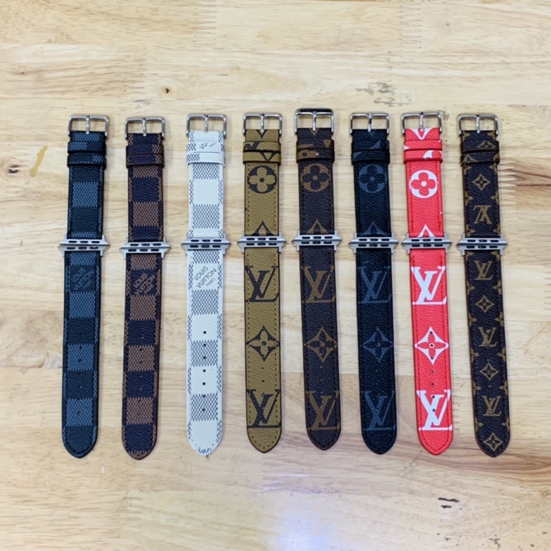 DÂY DA LOGO LV DÀNH APPLEWATCH 1/2/3/4/5/6/SE