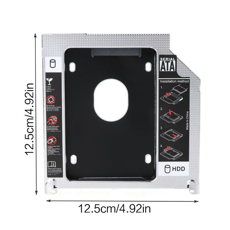 Khay gắn ổ cứng HDD SATA 2.5" HDD SSD 9.5mm dành cho Apple Macbook DVD CD ROM | BigBuy360 - bigbuy360.vn