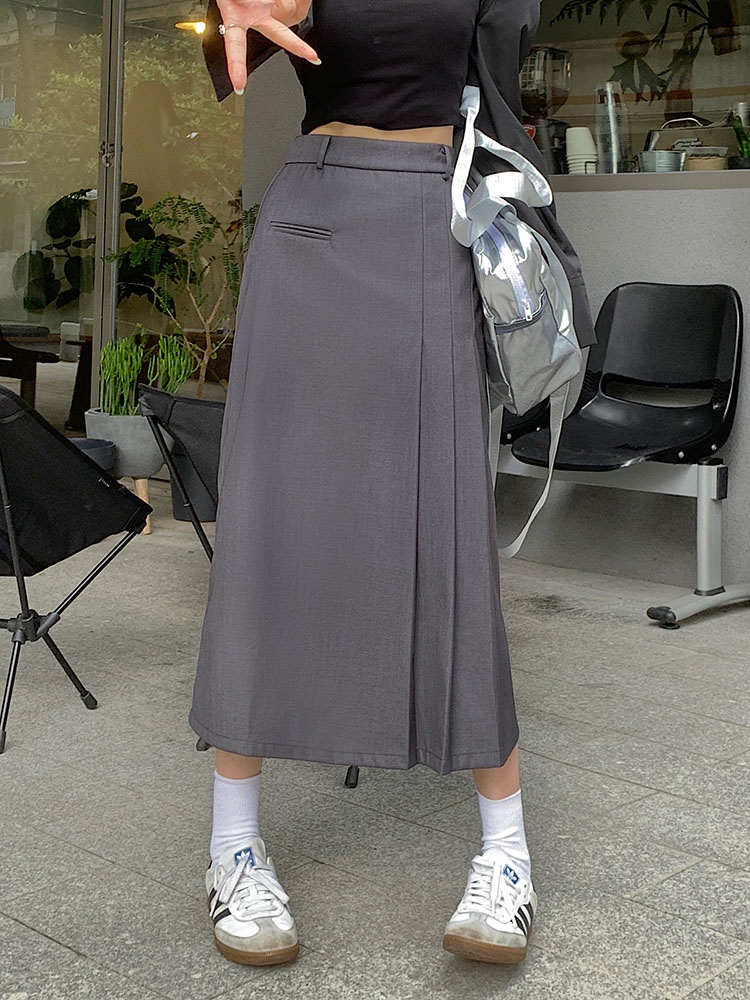 Chân Váy Chữ A Lưng Cao Thời Trang Mùa Thu Hàng Mới 54920 Dành Cho Bạn Nữ