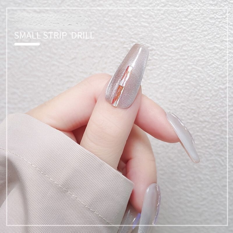 [Hàng mới về] Set 100 miếng dán móng tay 3d nhiều màu sắc lấp lánh