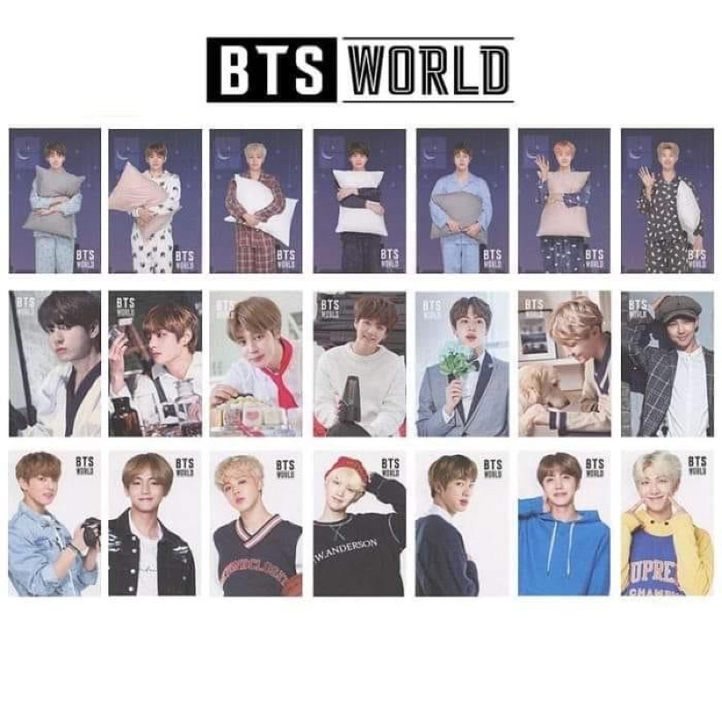 CÓ SẴN - CARD BO GÓC BTS, CARD BTS ALBUM CHÍNH HÃNG