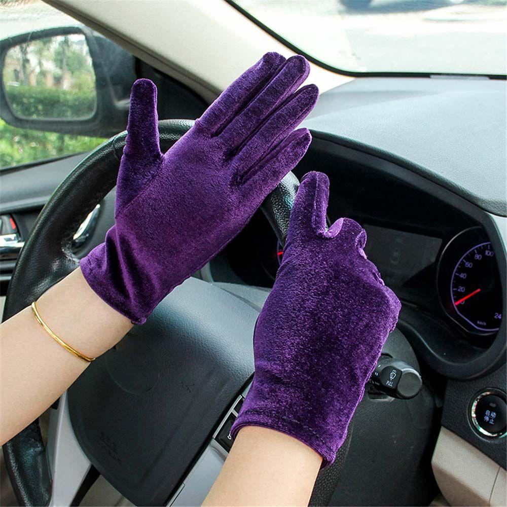 Găng Tay Nhung Giữ Ấm Mùa Đông Dành Cho Lái Xe Đạp