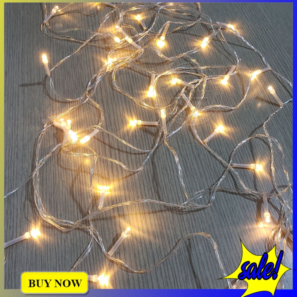Dây đèn led cắm điện trang trí ngoài trời trong nhà sân vườn trang trí cây thông noel