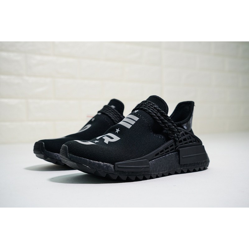 nmd human race all black