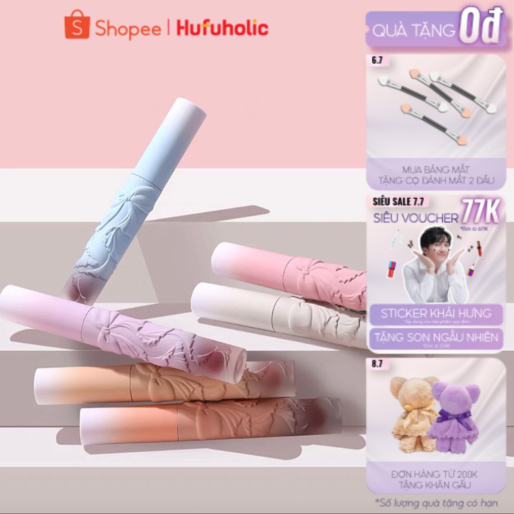 Son tint bóng nơ GOGO TALES mềm môi căng mọng Sweet Girl Mirror Light Lip Dew hot trend lâu trôi Gogotales GT271 GOGO84