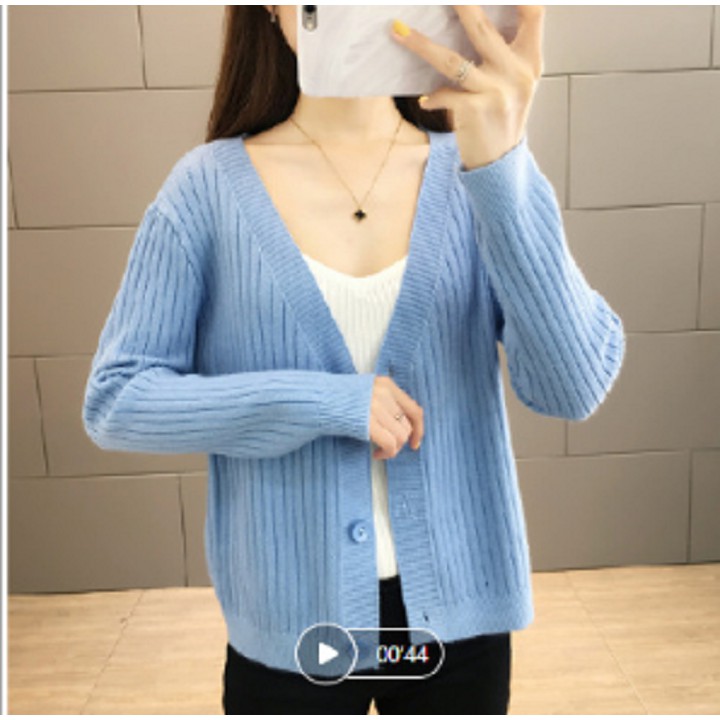 Áo khoác len cardigan nữ